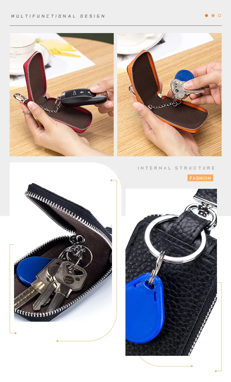 Ensemble De Porte-clés En Cuir Très Détaillé Et Réaliste Isolé