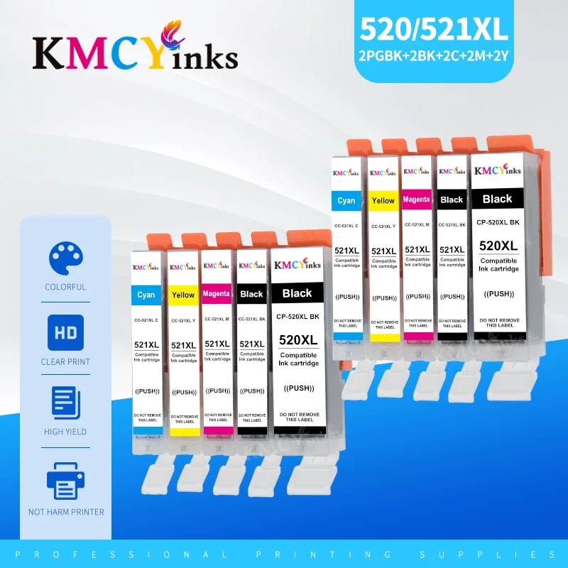 Чернильный картридж для Canon PGI 520 PIXMA MP540 MP550 MP560 MP620 MP630 MP640 iP3600 ip4600 ip4700 совместимый с