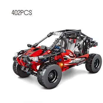

402Pcs Technic City Beach Buggy Car Block Set Diy Pull back ATV Speed Vehicles 701404 Building Toy For Children