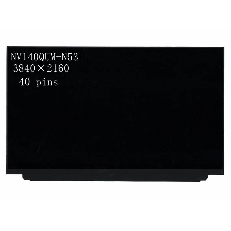 Оригинальный 14 0 дюймов 4K EDP 40 шпильки ноутбука Lcd Экран NV140QUM-N53 FRU 01YN122 UHD 3840*2160 для