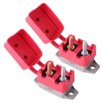 

2pcs Circuit Breaker Prime Automatic Reset Durable Sturdy Circuit Breaker Fuse Stud for Vehicle Boat Auto