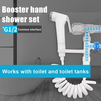 

Handheld Toilet Bidet Portable Sprayer Shower Head Kit for Bathroom Home New QP2