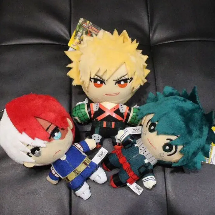 15 см аниме Моя геройская Академия Izuku мидория Katsuki Bakugou Shouto Todoroki плюшевая