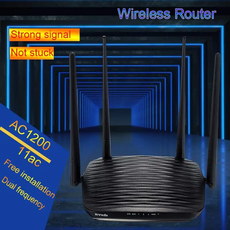 867 Мбит/с 2,4G и 5G беспроводной Wi-Fi роутер Wi-Fi ретранслятор многоязычный FirmwareRouter/WISP/ретранслятор/модель AP 1WAN+ 3LAN RJ45 порт