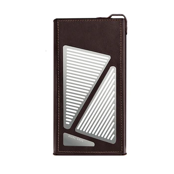 

For FiiO M15 Fashion Leather Music Player Storage Case for FiiO M15 Music Player Anti-fall Protective Cover Shockproof Shell