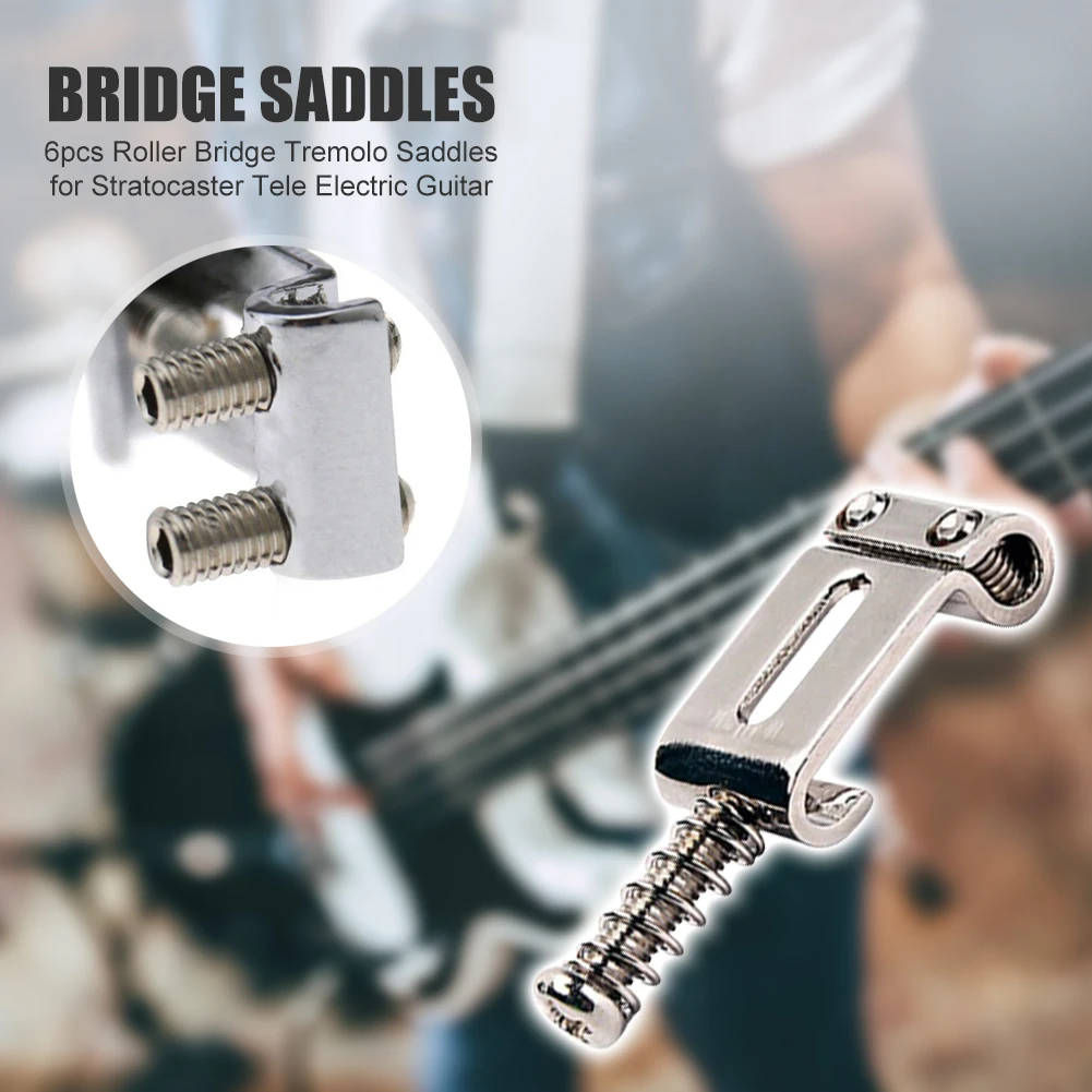 Седла Bridge Tremolo легкие роликовые стропы запчасти для электрогитары музыкальных