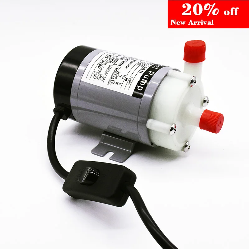 

Food Grade Water Pump Brewing pump Homebrew MP-10RN with on/off switch Wort Transfer Magnetic Drive Circulation pumps