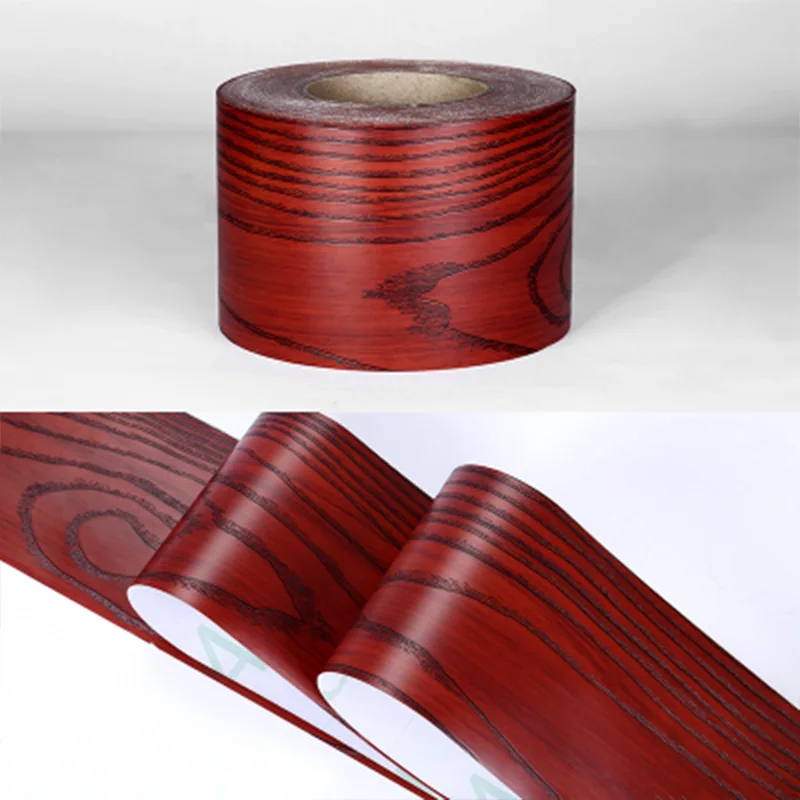 Wood 8603 DIY самоклеящаяся напольная наклейка деревянный стиль окантовочная линия водонепроницаемая виниловая линия талии обои Современная наклейка домашний декор - Цвет: Wood 8603