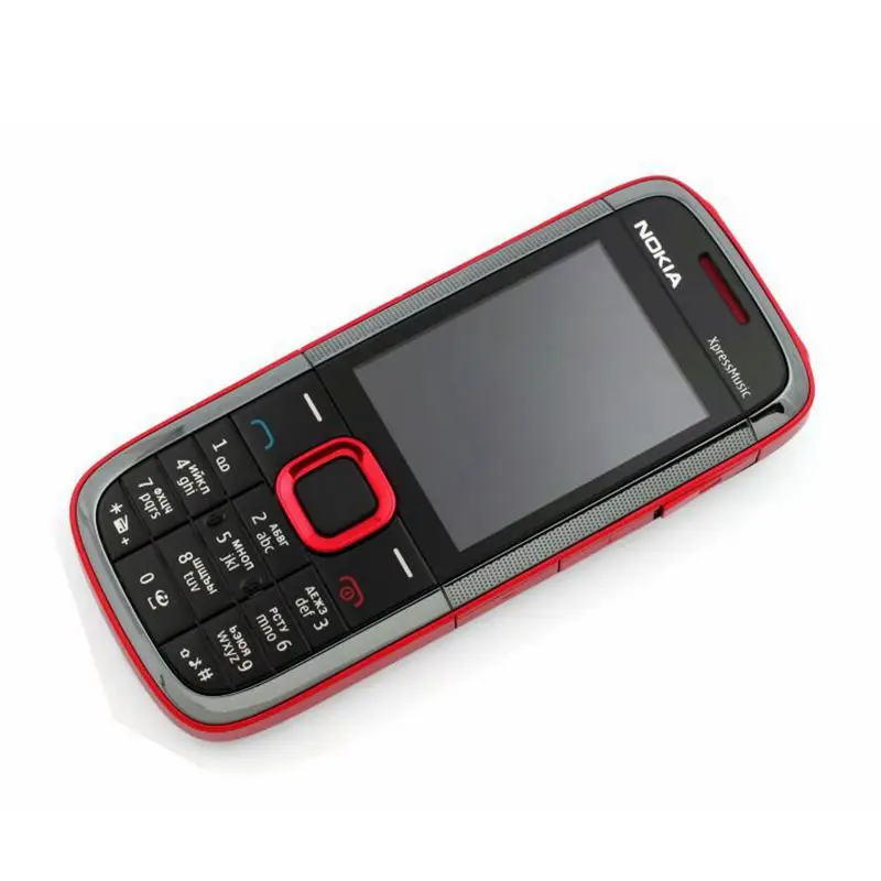 Разблокированный телефон Nokia 5130 XpressMusic 5130XM мобильный телефон Bluetooth FM Поддержка Русская клавиатура сотовый телефон
