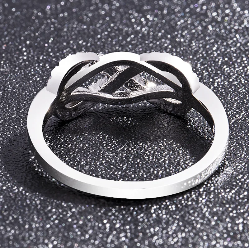 2019 новый дизайн распродажа модное кольцо с кристаллами Золотое бесконечность