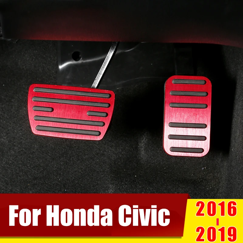Нескользящая накладка на педали тормоза и акселератора для Honda Civic 10 2016 2017 2018