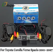 Для Toyota Corolla Verso Spacio E121 2001~ 2007 Автомобильная камера заднего вида/HD ночного видения RCA AUX интерфейс беспроводная камера заднего вида