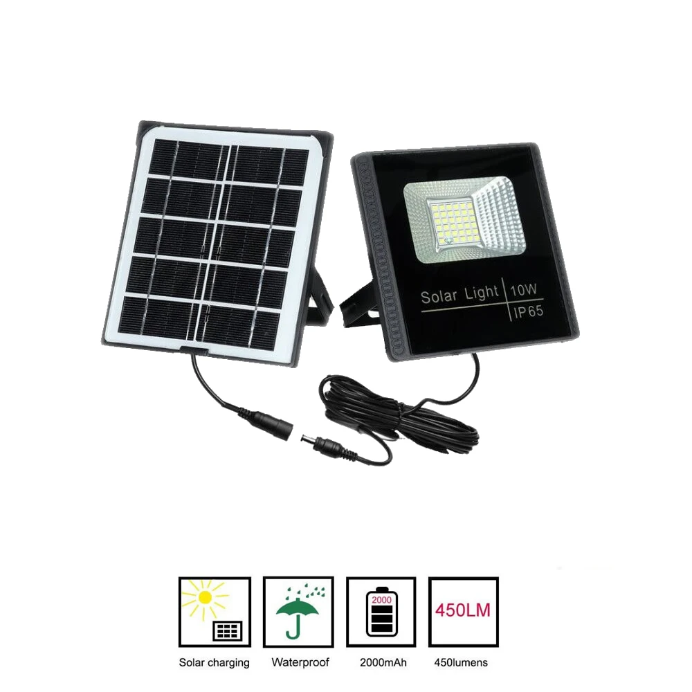 

Solar Lights Outdoor Super Bright Solar Lamp smart on at night Security Lights Wireless Waterproof Flexible Wall Lights seperabl