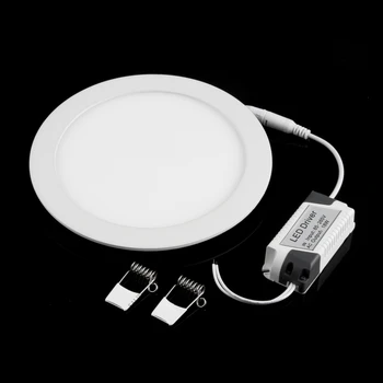 

18W LED Recessed Ceiling Panel Down Light Bulb Lamp Round Pure/Warm White