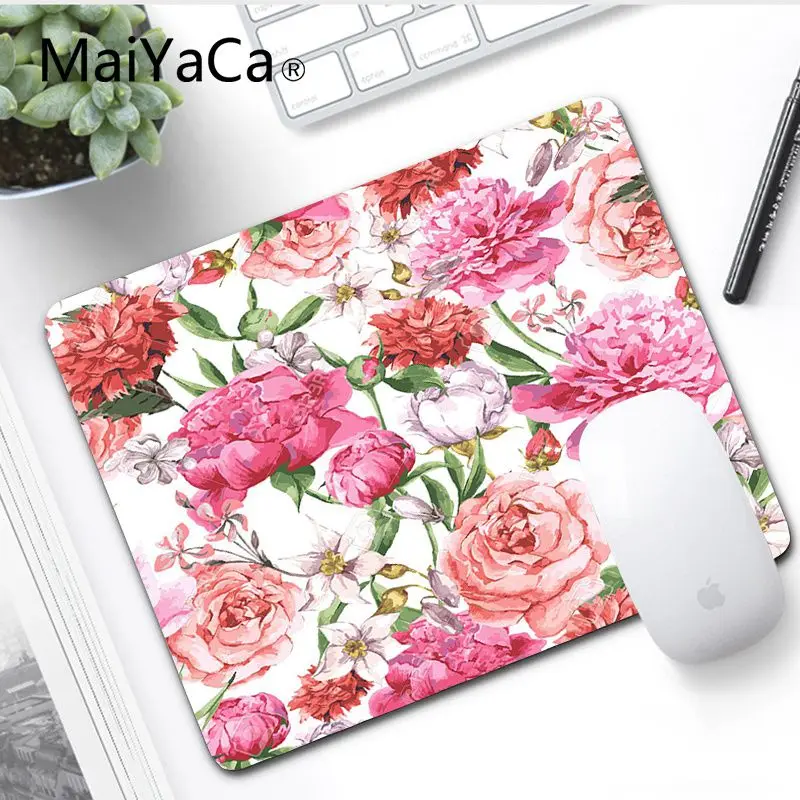 MaiYaCa цветы Пион Комфортный коврик для мыши игровой коврик для мыши