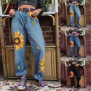 

Mid Waist Jeans Boyfriend Bell Bottom Denim Skinny Woman's Jeans Female Slim Leg Vintage Jeans Plus Size #35