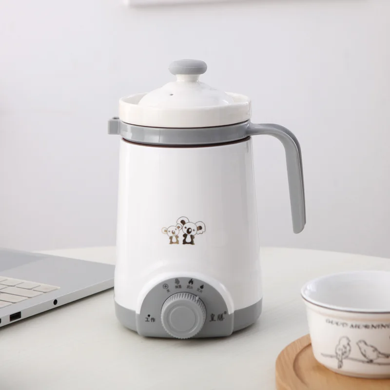 Mini Electric Thermal Kettle Ceramics Water Heating Cup Milk Boiler Noodles Porridge Stew Pot Baby Food Slow Cooker Teapot 220V | Бытовая