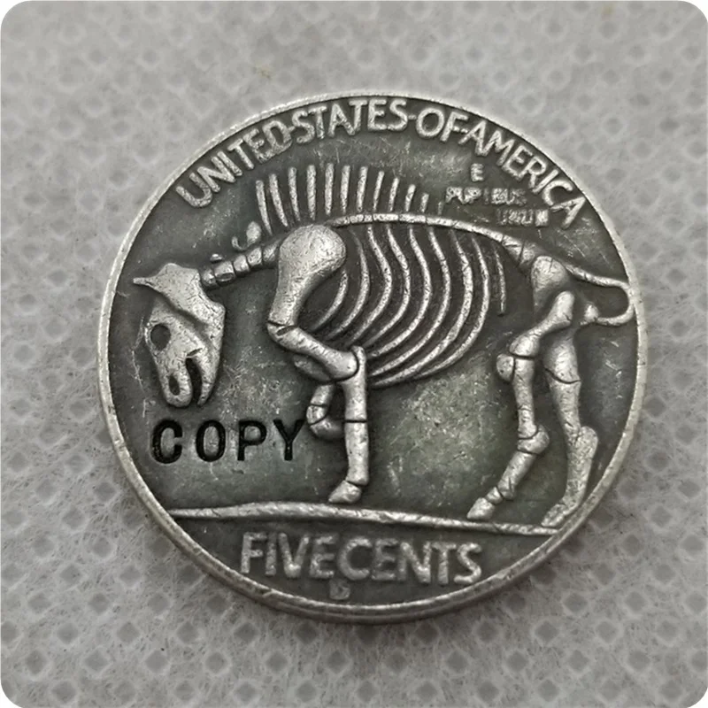 Хобо никель Coin_Type# 52_1935-D с гравировкой в виде американского бизона из никеля копии монет памятные монеты коллекционные