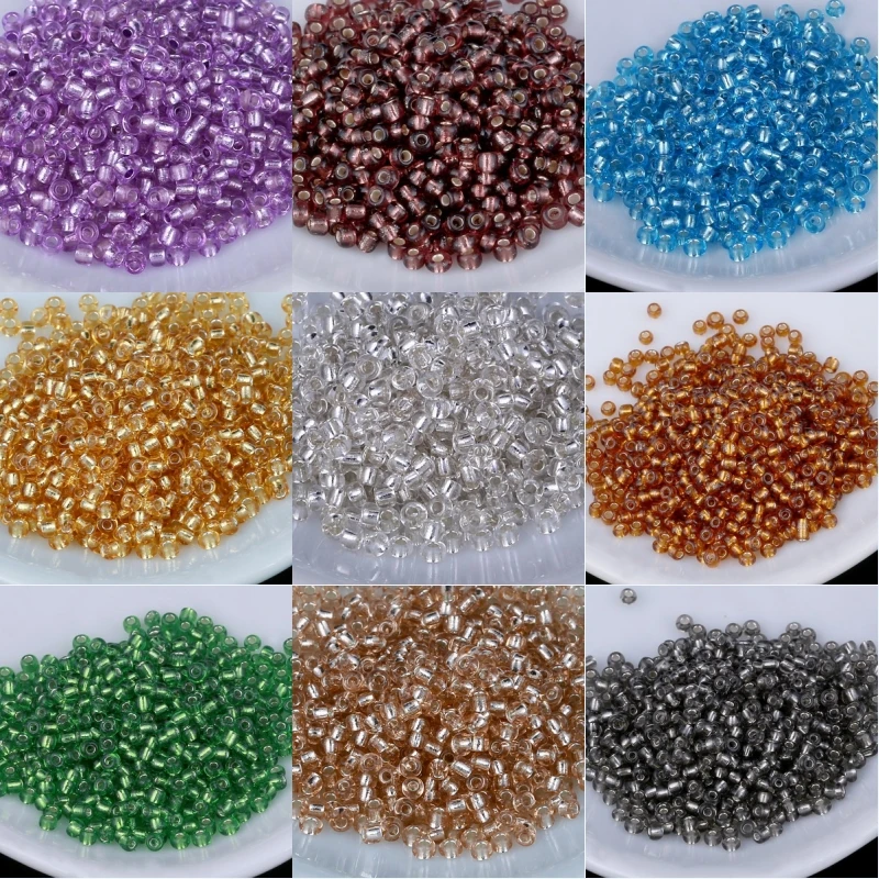 

Wholesale 450g Czech Glass Seed beads 2mm 3mm 4mm Round Spacer Glass Bead For DIY Jewelry Making Embroidery Free shipping