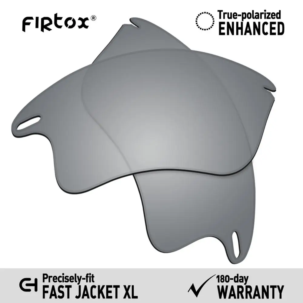 Silver-Polarized Firtox True UV400 поляризационные Сменные рассеиватели для солнцезащитных очков-oxley Fast Jacket XL OO9156-несколько вариантов - Цвет линз: Silver-Polarized