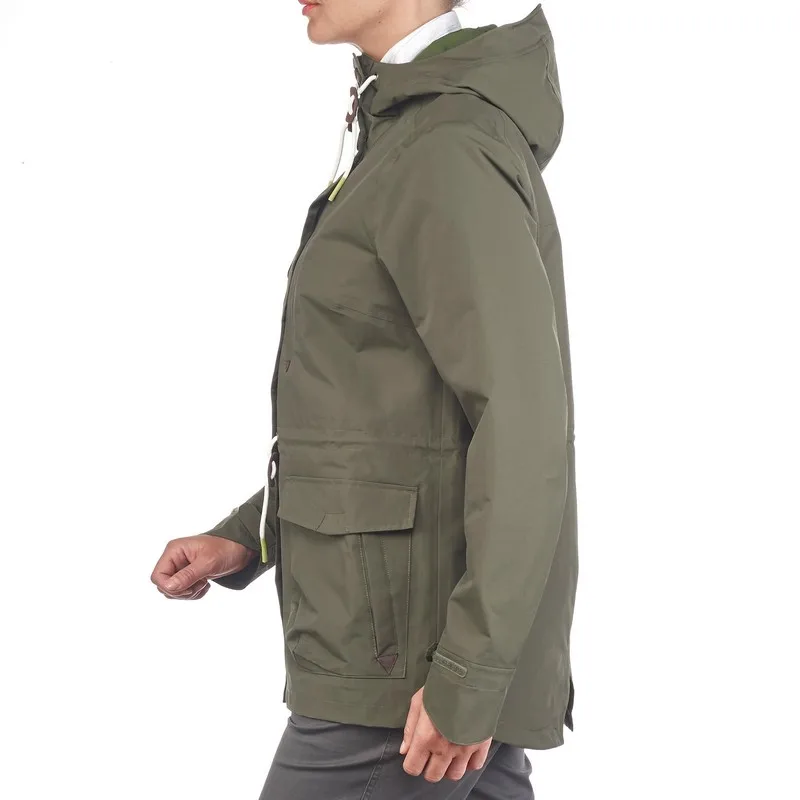 Женская водонепроницаемая куртка для походов на природе NH550 Imper QUECHUA х