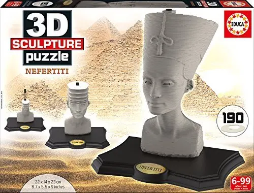 16966.0-3D Sculpture Puzzle 190 pièces Néfertiti Educa Borrás 