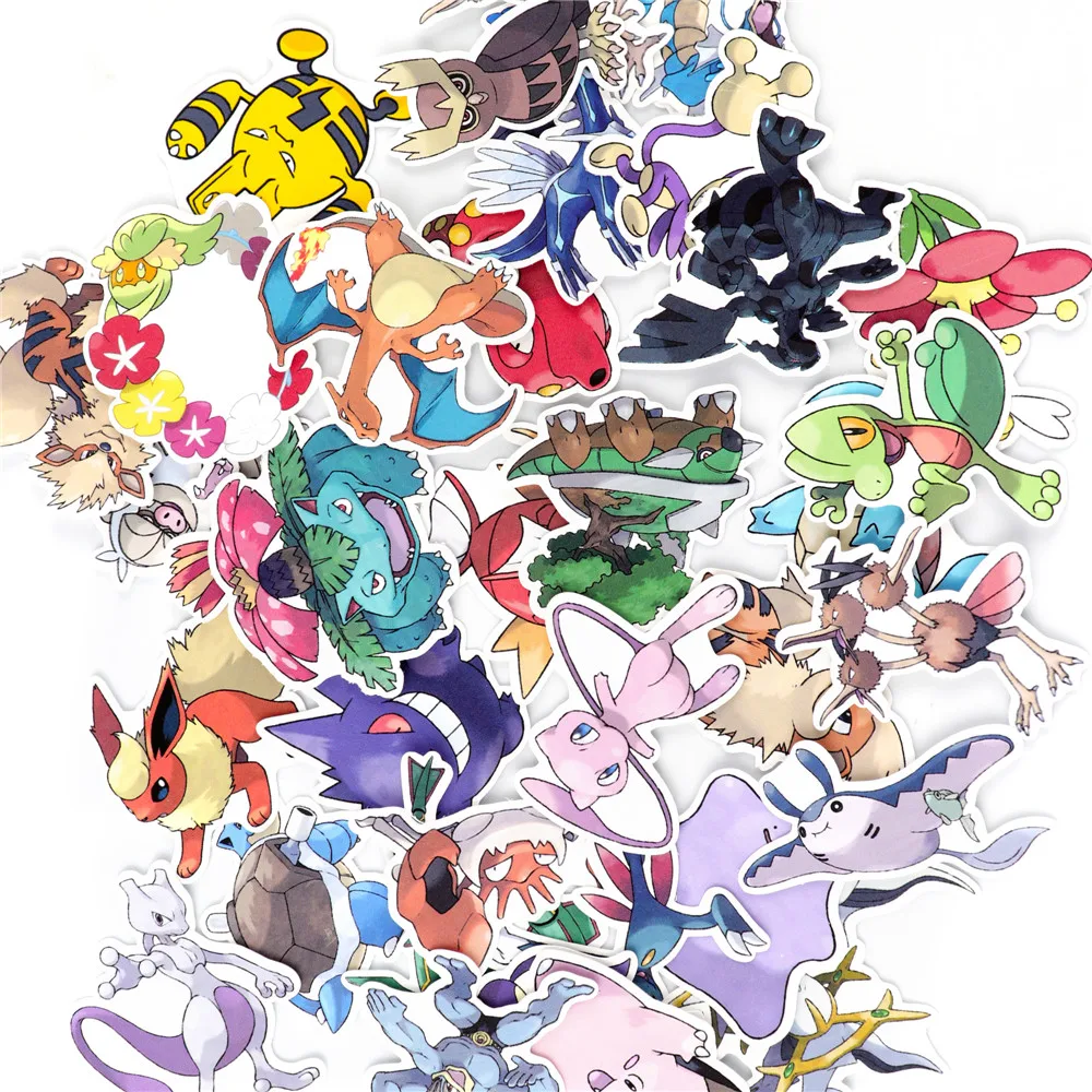 kawaii Japanese pokemon stickers scrapbooking handbook stationery