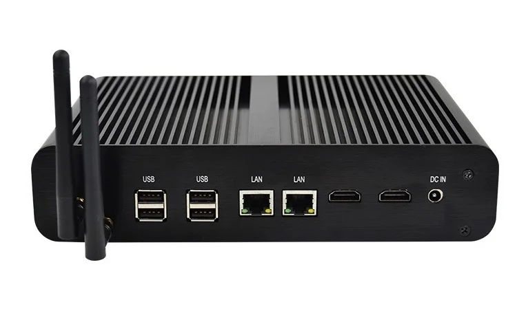 Мини ПК компьютер Intel Core i5-5200U Windows 10 Pro 4G 8G Ram 64G 128G SSD с двойным Wifi двойным HDMI дисплеем без вентилятора