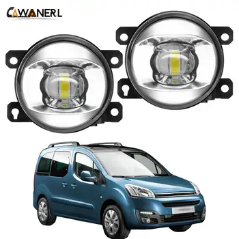 

LED Fog Light Assembly H11 Car Driver + Passenger Side Lens Fog Lamp Daytime Running Light 12V For Citroen Berlingo B9 2012-2015