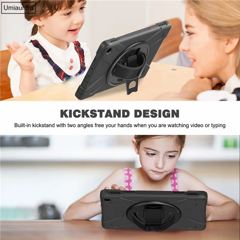 Tablet-Hülle für Kindle Fire 8 10 HD8 HD10 Plus 2020 2021, robuste, stoßfeste Silikonhülle für Kinder für HD 7 2017_voghion.com