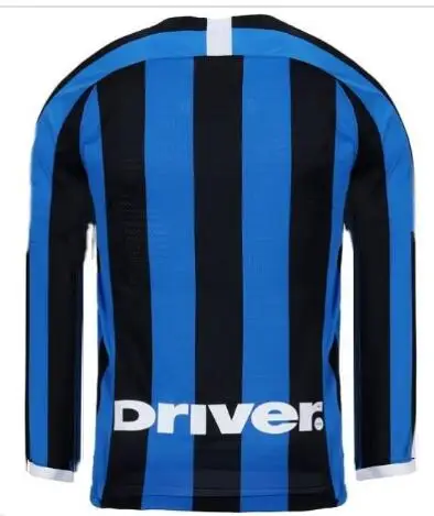 19 20 INTER MILAN ALEXIS THIRD Out BLACK MILAN Футболки с длинным рукавом для футбола LUKAKU 9 GODIN 2 BROZOVIC 19 20 JERSEY BARELLA - Цвет: shirt