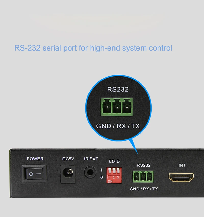 4K HDMI коммутатор 8X HDMI коммутатор 8 в 1 выход с RS232 и EDID управление 8 портов HDMI коммутатор с ИК и RS232 порт