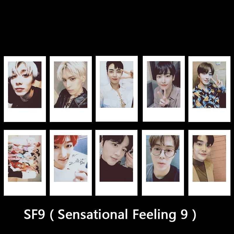 10pcs Kpop SF9 Polaroid Photo Card Self Made Collective Journal Photocard Cards Photograph afbeelding