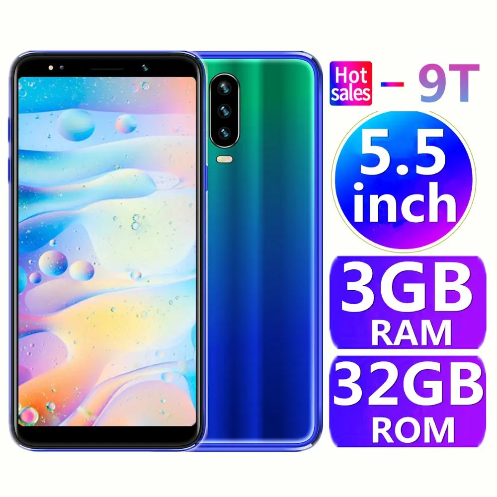 Оригинальный мобильный телефон 5 дюймов 3 Гб RAM 32 ROM 8MP камера смартфоны Android
