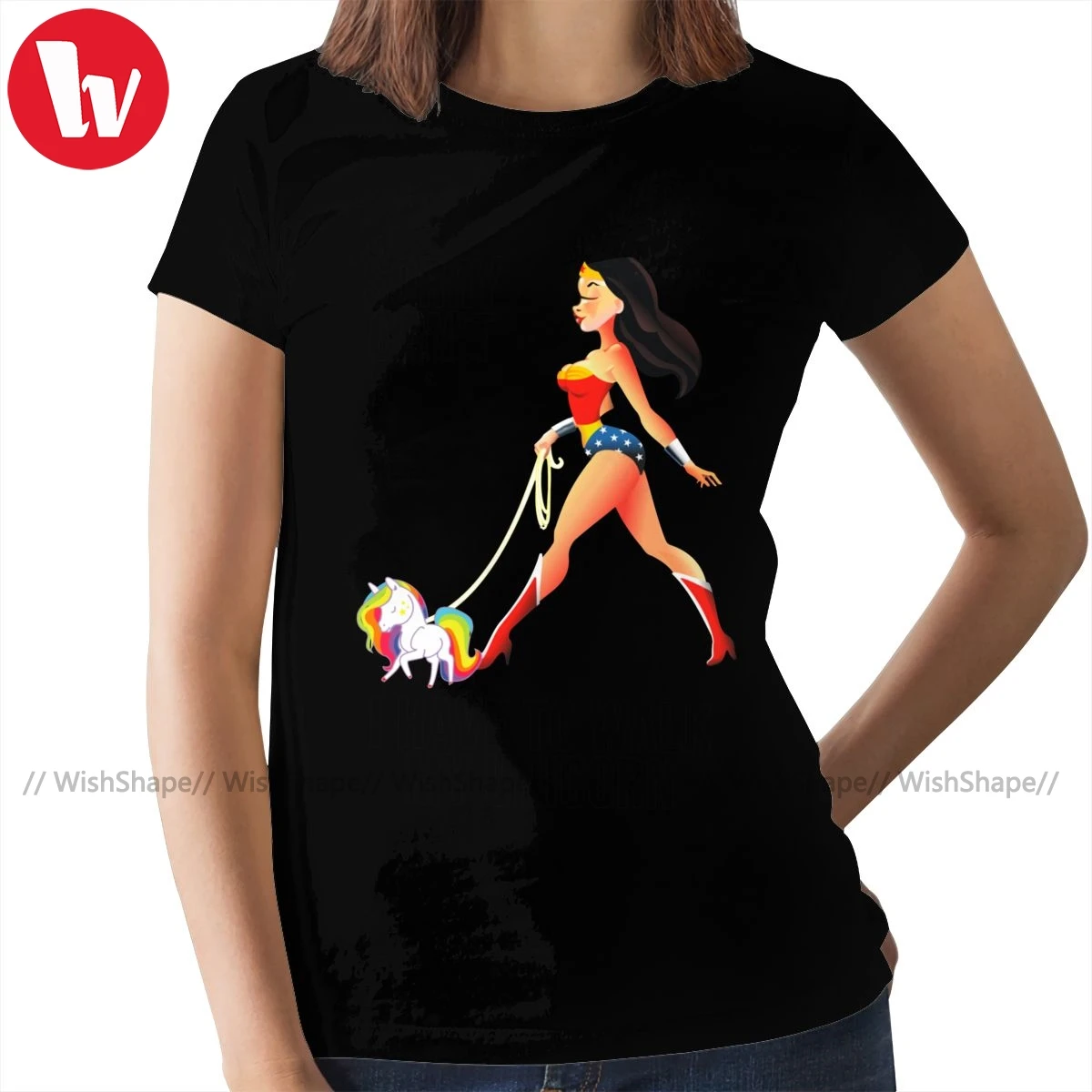 Футболка с единорогом Sorry Can't I Have To Walk My Unicorn тонкая футболка модная большая