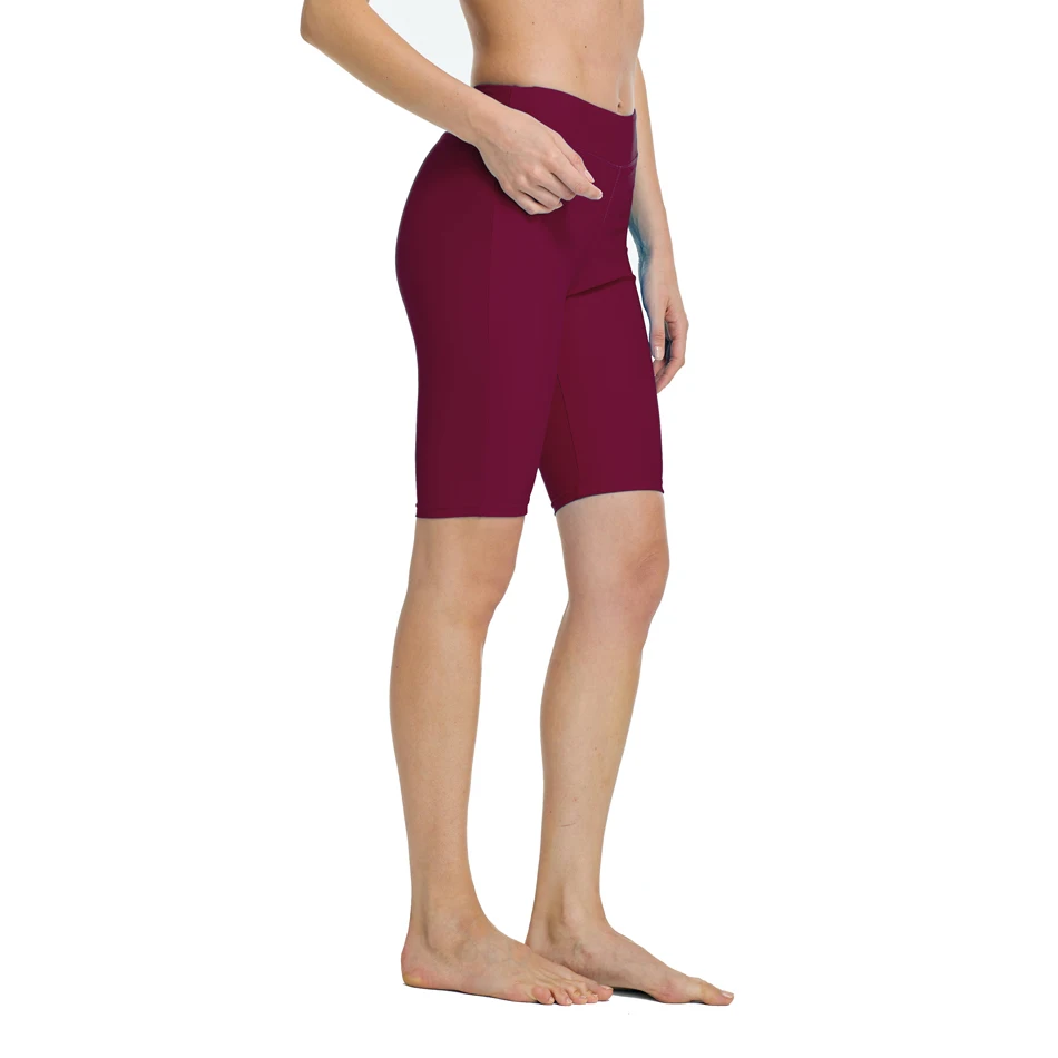 HAOWO купальные штаны красивые строчки пляжные шорты женские купальный костюм низ