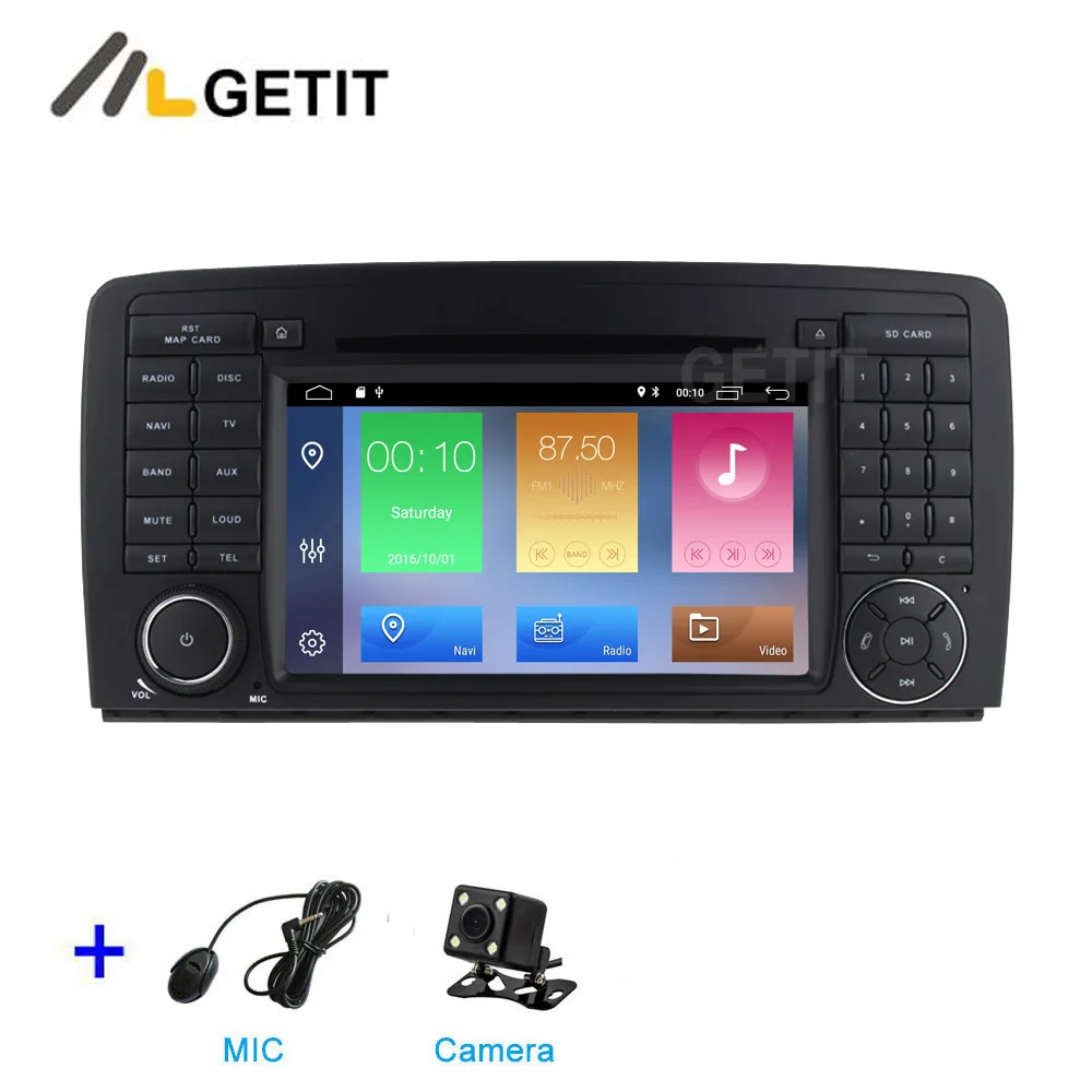 DSP Android 9,0 автомобильный dvd-плеер для Mercedes Benz R class W251/R280/R300/R320/R350/R500 WiFi радио с Bluetooth и GPS стерео - Цвет: DSP 2G CAMERA