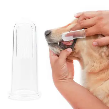 

Soft Finger Brush Pet Toothbrush Cats Dogs Bad Breath Dental Care Tartar Dog Cat Cleaning Pet Supplies Cat Hond Dog Accessories