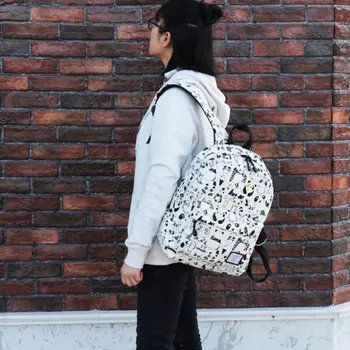 

Panda Printed Backpack Laptop Travel Daypack College Bookbags School Rucksack for Teenager Girls