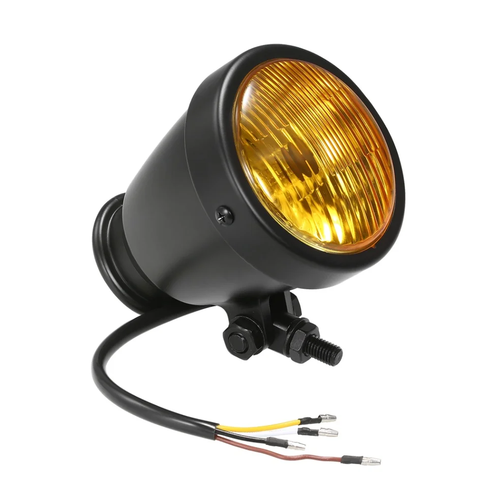 12V Универсальный Новая мотоциклетная обувь светодиодный фары передние противотуманные фары дальнего света черный чехол - Цвет: Size B