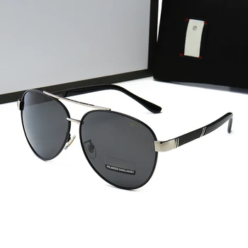 

2020 New Polarized Sunglasses Men Pilot Original Brand Designer Outdoor Travel Eyewear Retro Fashion Police Sunglasses UV400