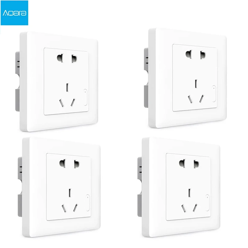 สมาร์ท Aqara ควบคุม ZiGBee Wall Switch ปลั๊กผ่านสมาร์ทโฟน APP รีโมท