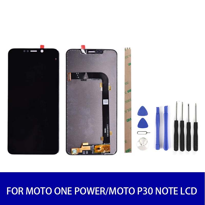 Оригинал для Motolora Moto One power/Moto P30 Note ЖК-дисплей с сенсорным экраном Панель