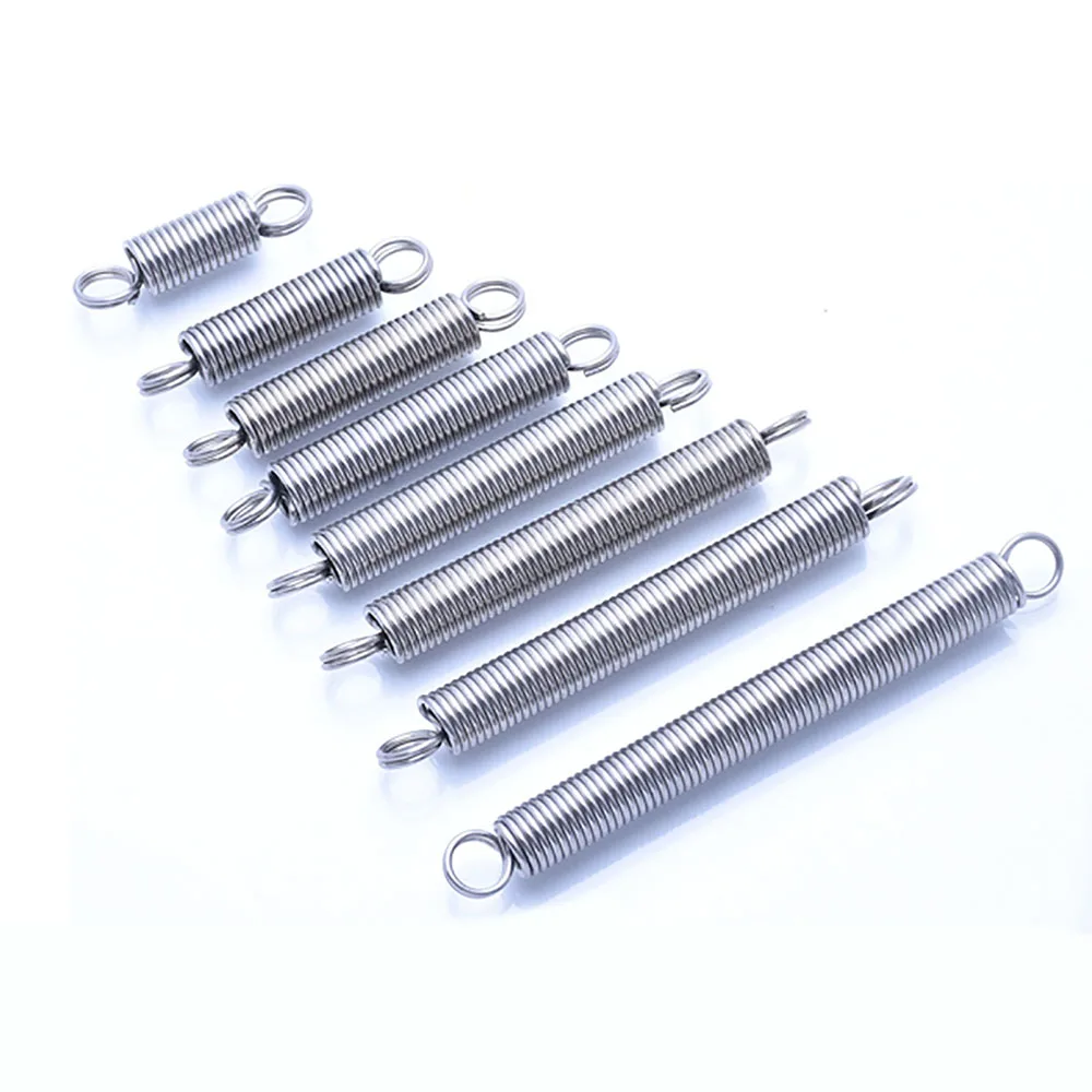 Diametro Filo In Acciaio Inossidabile Con Molla Di Prolunga 1 Pz. 1.8M Lunghezza 60/70/80/90/100/120/130/140/150-300Mm Out Dia.16/18/20Mm Loop-End