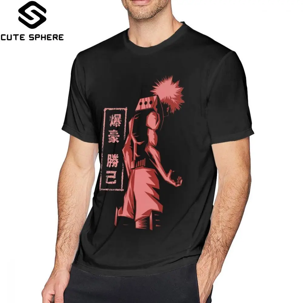 My Hero Academia T Shirt KATCHAN T-Shirt Awesome Short Sleeve Tee Mens 100 Cotton Print Casual Oversized Tshirt |