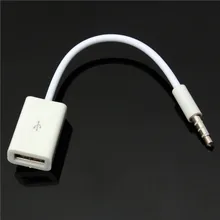 Автомобильные аксессуары для внедорожников MP3 3,5 мм штекер AUX аудио разъем для USB 2,0 Женский кабель конвертер шнур