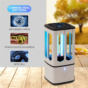 

UVC lamp sterilizer USB UV Disinfection Light Ultraviolet Sterilizer LED UV Germicidal Lamp with Ozone for Living room Bedroom