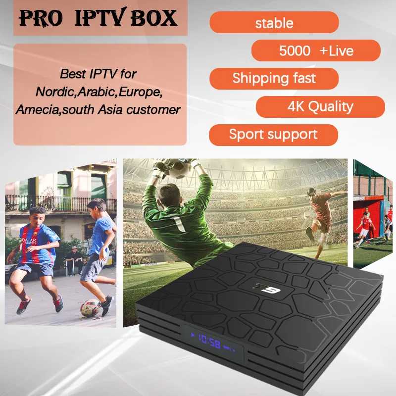 

Pro IPTV Scandinavian IPTV Nordic IPTV Support EPG+T9 RK3318 Android 9.0 TV Box Octa-core Dual Wifi 4K BT HDMI 2.0 Set Top Box