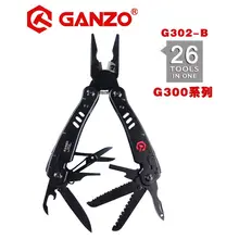 Ganzo g302 série G302-B G302-H multi alicates 26 ferramentas em 1 conjunto de ferramentas mão chave fenda kit portátil faca dobrável alicate inoxidável