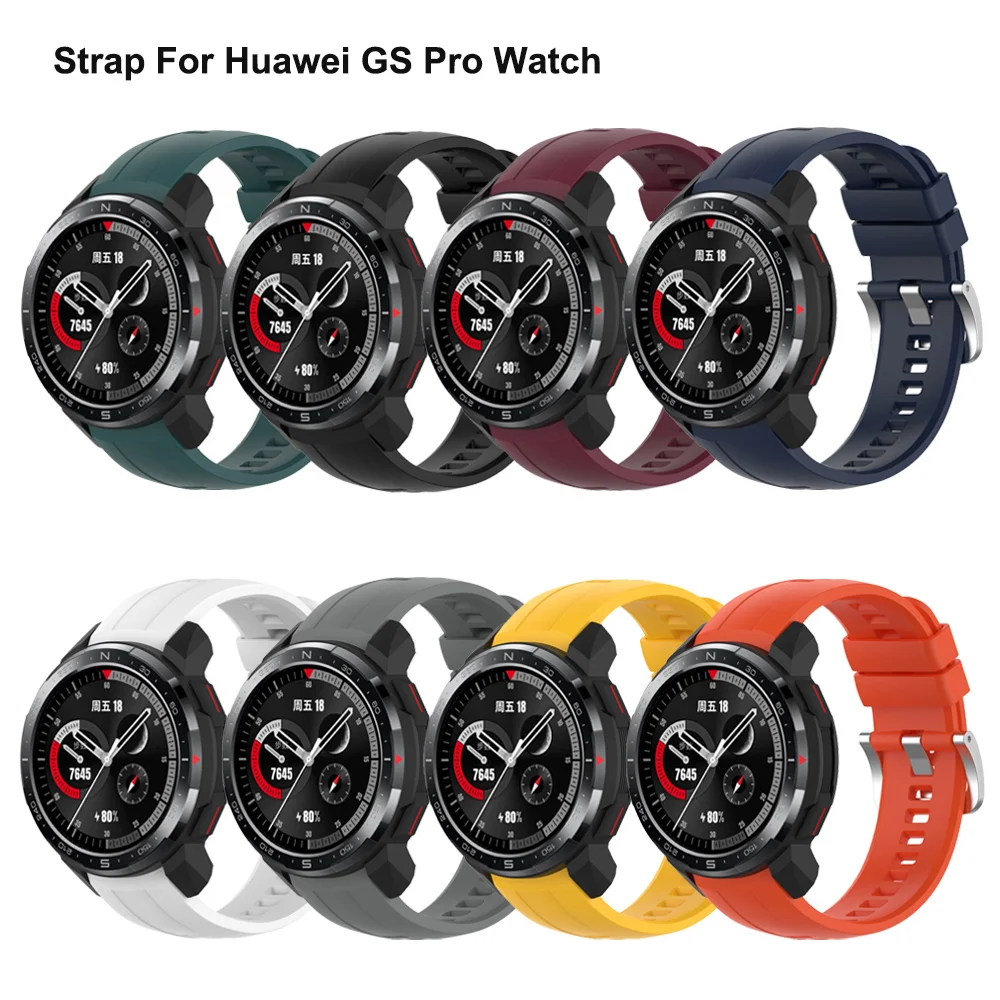 

Silicone Strap For Honor Watch GS Pro Wristband Bracelet Replacement Band For Honor GS Pro Watch Accessories Correa